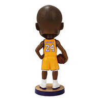 Statuetta Personalizzata in Resina di Cantante Rock, Modello Bobblehead del Famoso Giocatore Sportivo N.24, Decorazione per Casa e Auto, Regalo