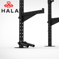 Estación Multifuncional de Gimnasio HALA-LY069, Soporte para Ejercicios de Crossfit con Barra de Dominadas y Soporte para Sentadillas