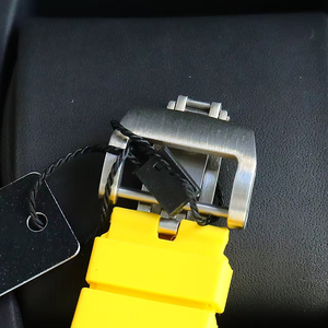 Reloj de Pulsera Mecánico Estilo Zafiro Transparente, Correa de Caucho Fluorescente Amarillo, Luminoso en la Noche, Esqueleto, Resistente al Agua - Product Image 2