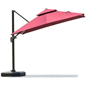 Sombrilla moderna para exteriores, sombrilla grande para playa, Gazebo, puesto de poste, sombrilla romana para Villa, terraza, patio, protección solar para exteriores - Product Image 5