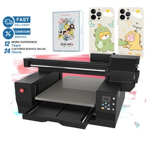 Đa chức năng 6090 UV phun giường phẳng máy cho in điện thoại trường hợp chai thủy tinh bút PVC Acrylic Gốm Gỗ Kim Loại máy in UV - Product Image 3