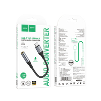 Adaptateur audio numérique HOCO USB Type C vers prise casque 3,5 mm pour Sumsang Xiaomi Redmi Poco Pixel LG Câble auxiliaire 3,5 mm