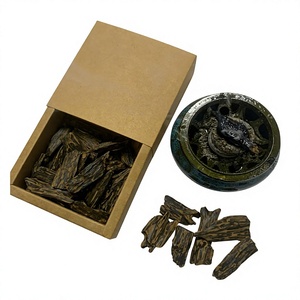 Copeaux de bois d'agar du Vietnam de luxe à haute teneur en résine, écologiques, longue durée, 100% naturels, purs, pour brûleur d'encens, usage aromatique indien - Product Image 1