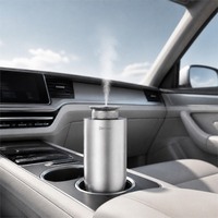 Diffuseur de parfum électrique sans eau Dermey pour voiture, nébuliseur d'air froid, marche/arrêt automatique, bouteille en verre de 20 ml, alliage d'aluminium