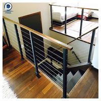 Système de garde-corps en câble d'acier inoxydable sur mesure pour terrasse, balcon, escalier, extérieur et intérieur
