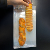 Emballage en plastique Transparent clair OPP Micro perforé guichet sac à pain pour pain grillé gâteau biscuits légumes raisins fruits emballage