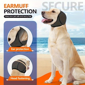 Cappuccio Calmante per Cani in Neoprene Impermeabile, Protezione Acustica per Animali Domestici per Nuoto, Fuochi d'Artificio e Riduzione dell'Ansia - Product Image 2