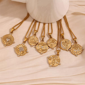 Ожерелье с подвеской из нержавеющей стали, 18 карат - Product Image 5