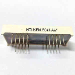 Stark Wettbewerbsfähige Stromsparende 0,5 Zoll 4-stellige 7-Segment-LED-Anzeige Houkem-5041-AB für den Innenbereich in Blau - Product Image 3