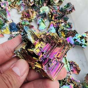 Vente en gros <span class=keywords><strong>de</strong></span> pierres minérales naturelles brutes en cristal <span class=keywords><strong>de</strong></span> <span class=keywords><strong>bismuth</strong></span> pour décoration cadeau - Product Image 2