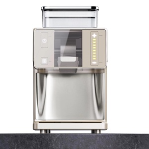 Machine à glaçons en flocons et en neige réglable de 15 kg, électrique, compacte, à poser sur comptoir, avec nettoyage automatique - Product Image 2