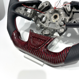Volante Sportivo e Aggressivo in Fibra di Carbonio Adatto per Renault <span class=keywords><strong>Clio</strong></span> 4 - Product Image 4