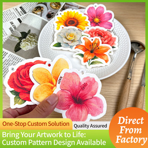 Cross Border Printed Wood Pulp Cotton Dishwashing Sponge <b>Compressed</b> Rectangle Kitchen Cleaning - Product Image 5
