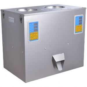 เครื่องบรรจุแบบหมุน 2 หัว ความแม่นยำสูง ทำจากสแตนเลส สำหรับบรรจุเมล็ดองุ่น โกจิเบอร์รี่ เครื่องเทศ ผงแป้ง กาแฟ ชา บรรจุได้ 100 กรัม - Product Image 3