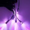 Nouvelle conception, étanche IP67, générateur de source lumineuse LED à fibre optique 12V 1 à 4 fibres, moteur LED à fibre optique RGB avec garantie d'un an