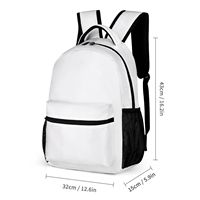 Sac à dos en microfibre imperméable personnalisé avec impression de slogan, ensemble de trois pièces, motif géométrique, grande capacité, sac à lunch, trousse à crayons