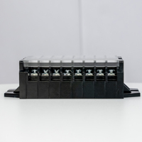 SCED vente en gros 600V 10A Rail bornier avec couvercle 8 pôles PC UL90 V-0 7.30mm bornier