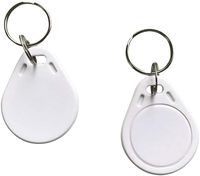 Keyfob RFID Mini Custom 125khz T5577 LF Proximity ABS untuk Kontrol Akses Hotel