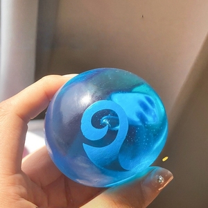 Hot Selling 4cm Spirit <b>Beads</b> Squeeze Ball Toy Stress Relief Cartoon Character Mood Venting Toy Kids - Product Image 5