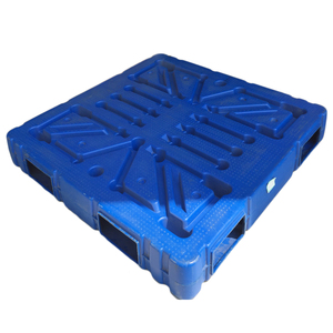 Double faced Blowing industrial close deck plastic pallet plastic storage pallets 48x40