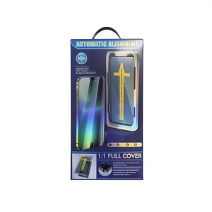 Protection d'écran automatique en verre trempé DAM pour iPhone 13 Pro - Product Image 1