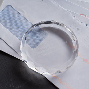 Papel de vidro redondo aniversário personalizado MH-F0448 - Product Image 6