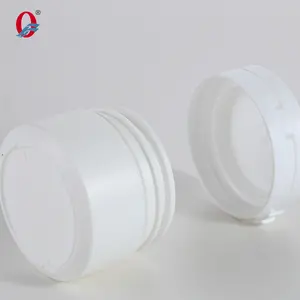 50g Dental Powder Bottle 50ml PP White Cheap Plastic Round Cream Jar For Tester