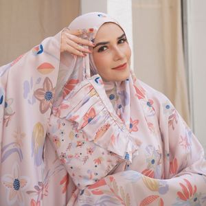 2024 Customized Printed Prayerset Muslim Telekung <strong>Prayer</strong> Satin Silk Hijab Exclusive <strong>Prayer</strong> Garment Jilbab <strong>Clothes</strong> - Product Image 1