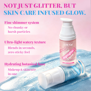 Enlumineur liquide pour le visage à texture légère et aqueuse : éclat rosé, hydratant, fini lumineux modulable pour les osselets des joues |   Fabricant OEM - Product Image 3