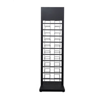 Yixun personnalisé noir carreaux de céramique armoire porte couleur plaque présentoir en aluminium gousset pierre étagère échantillon Vertical 100kg