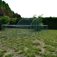 Hangar de poulet rond pratique et économique pour maisons et meubles d'extérieur pour animaux de compagnie