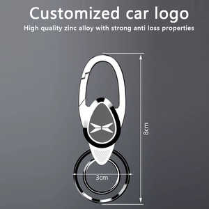 Vente en gros de <span class=keywords><strong>porte</strong></span>-clés de luxe en acier inoxydable avec logo personnalisé <span class=keywords><strong>porte</strong></span>-clés de voiture <span class=keywords><strong>porte</strong></span>-clés en cuir léger pour - Product Image 6