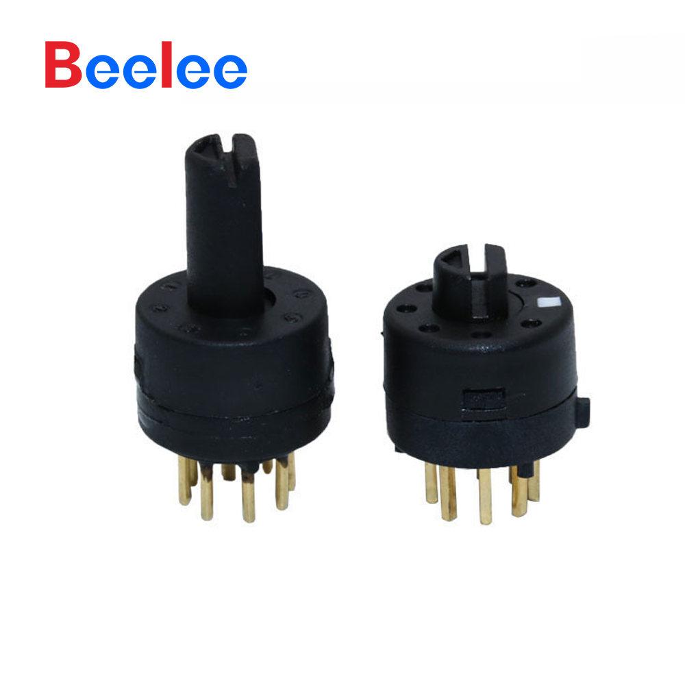 Beelee BL-XZ-RV013 rotary selector switch 2-8 position 8 pin rotary switch for electric furnace
