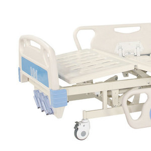 Cama de Hospital Manual de Tres Funciones para Enfermería y Cuidado Médico, 2150*1060, con Barandilla y Ruedas Silenciosas - Product Image 1