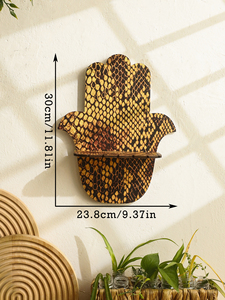 Boho Vàng Rắn Mô Hình Tay Tường Kệ Nổi Tường Kệ Đất Nước Mộc Mạc Mạc Thẩm Mỹ Trang Trí Phòng Trang Trí Nội Thất - Product Image 5