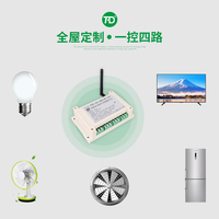 DC 12V ~ 48V 4 canaux 315/433MHz Module récepteur de relais universel RF commutateurs de télécommande sans fil