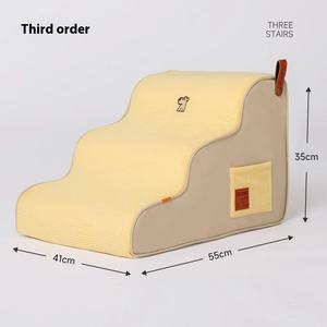HOOPET Abnehmbare und wasch bare Hunde leiter Ältere Nachttisch leiter mit Slope Step Zubehör für Haustiere Haustier betten & Zubehör - Product Image 6