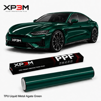 Film de protection de voiture XP3M en TPU liquide métallique vert agate brillant, 7,5 mil, auto-réparant, anti-rayures, anti-jaunissement