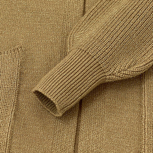 Abito <span class=keywords><strong>in</strong></span> <span class=keywords><strong>Maglia</strong></span> Midi dal Design Chic con Scollo a V, <span class=keywords><strong>Vestito</strong></span> <span class=keywords><strong>in</strong></span> <span class=keywords><strong>Maglia</strong></span> con Maniche Raglan Effetto Shimmer Color Kaki, Maglione <span class=keywords><strong>Marrone</strong></span> Oversize con Tasche Laterali, Abito per Uso Quotidiano - Product Image 4