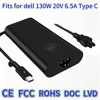 Adaptateur secteur AC DC de haute qualité pour DELL, cordon de chargeur 130W 20V 6.5A Type C, remplacement pour ordinateur portable, tablette, téléphone