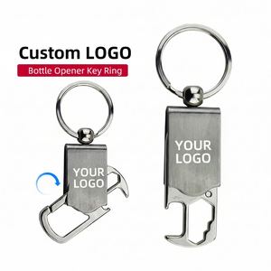 Torque Bottle Opener <b>Key</b> Ring Metal Portable Bottle Opener <b>Key</b> <b>Chain</b> with Custom Logo - Product Image 5