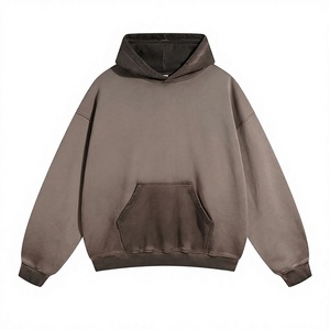 Nouveau design personnalisé poids lourd 500 GSM épaule tombante sweat à capuche vierge surdimensionné hommes femmes 100% coton - Product Image 1