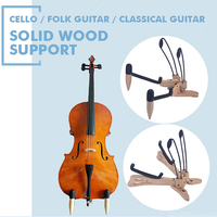Support d'instruments de musique en bois pour guitare/violon/violoncelle, à poser au sol, pour usine
