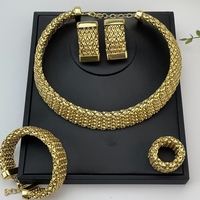 OR29792 Derniers bijoux de mode, ensembles de bijoux brésiliens, collier en laiton en gros pour femme