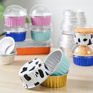 Moule à pudding et gâteau spécial pour friteuse à air 125 ml, bol en aluminium pour crevettes et œufs, petite boîte en aluminium, plat de cuisson, outils de pâtisserie - Product Image 1