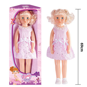 Poupée réaliste de princesse de 28 pouces avec des dents souriantes, <span class=keywords><strong>jouet</strong></span> de <span class=keywords><strong>mode</strong></span> réaliste pour fille - Product Image 3