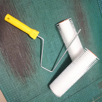 Herramienta profesional de revestimiento de suelo epoxi de grado Industrial DIY, rodillo de Punta personalizable para decoración, pintura, Material de nailon, OEM