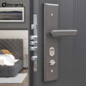 Portes en acier de sécurité pour la maison, <span class=keywords><strong>porte</strong></span> d'entrée antivol avec système de verrouillage multipoints - Product Image 4