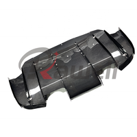 Plaque de protection inférieure en fibre de carbone préimprégnée de haute qualité, style V, pour BMW F80 M3 F82 F83 M4 2015-2020, accessoires de carrosserie, séparateur avant