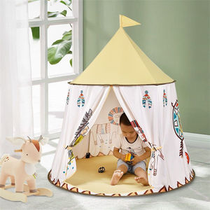 Tienda de campaña tipi para niños de estilo <span class=keywords><strong>indio</strong></span>, tienda portátil de Castillo de princesa para niños, tienda de juguete para niños, regalo de cumpleaños y Navidad - Product Image 3